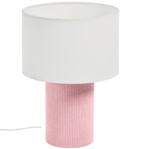 Kave Home Růžov&aacute; stoln&iacute; lampa Bianella 29 cm