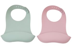 Kave Home Růžovo-zelen&yacute; set dvou silikonov&yacute;ch brynd&aacute;ků Lili