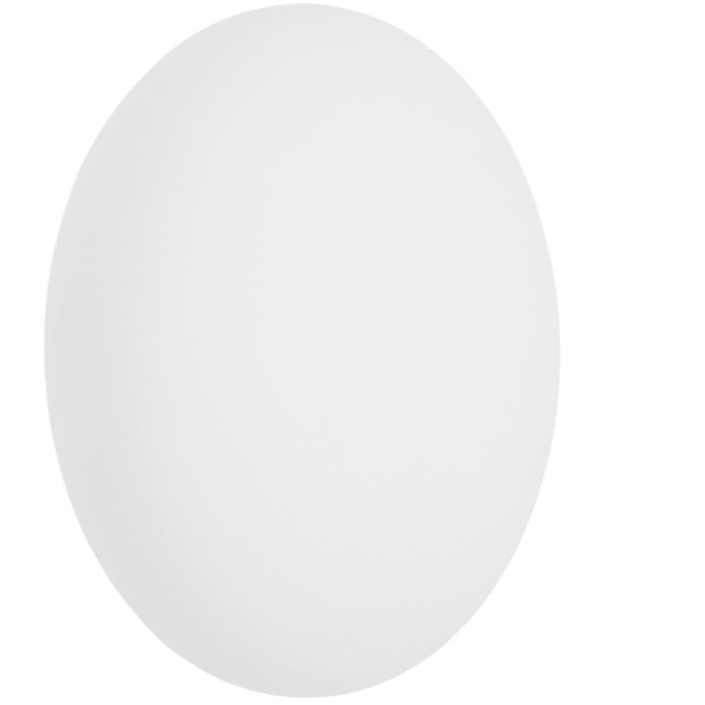 Kave Home Skleněné nástěnné světlo s černou základnou Bamila Ø 25 cm