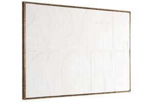 Richmond B&iacute;l&yacute; abstraktn&iacute; obraz Decadence 80 x 120 cm