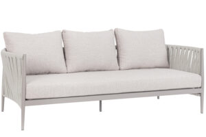 Bizzotto Světle &scaron;ed&aacute; zahradn&iacute; pohovka Jacinta 231 cm