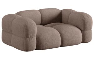 Cosmopolitan Design Světle hněd&aacute; dvoum&iacute;stn&aacute; pohovka Loretto 180 cm