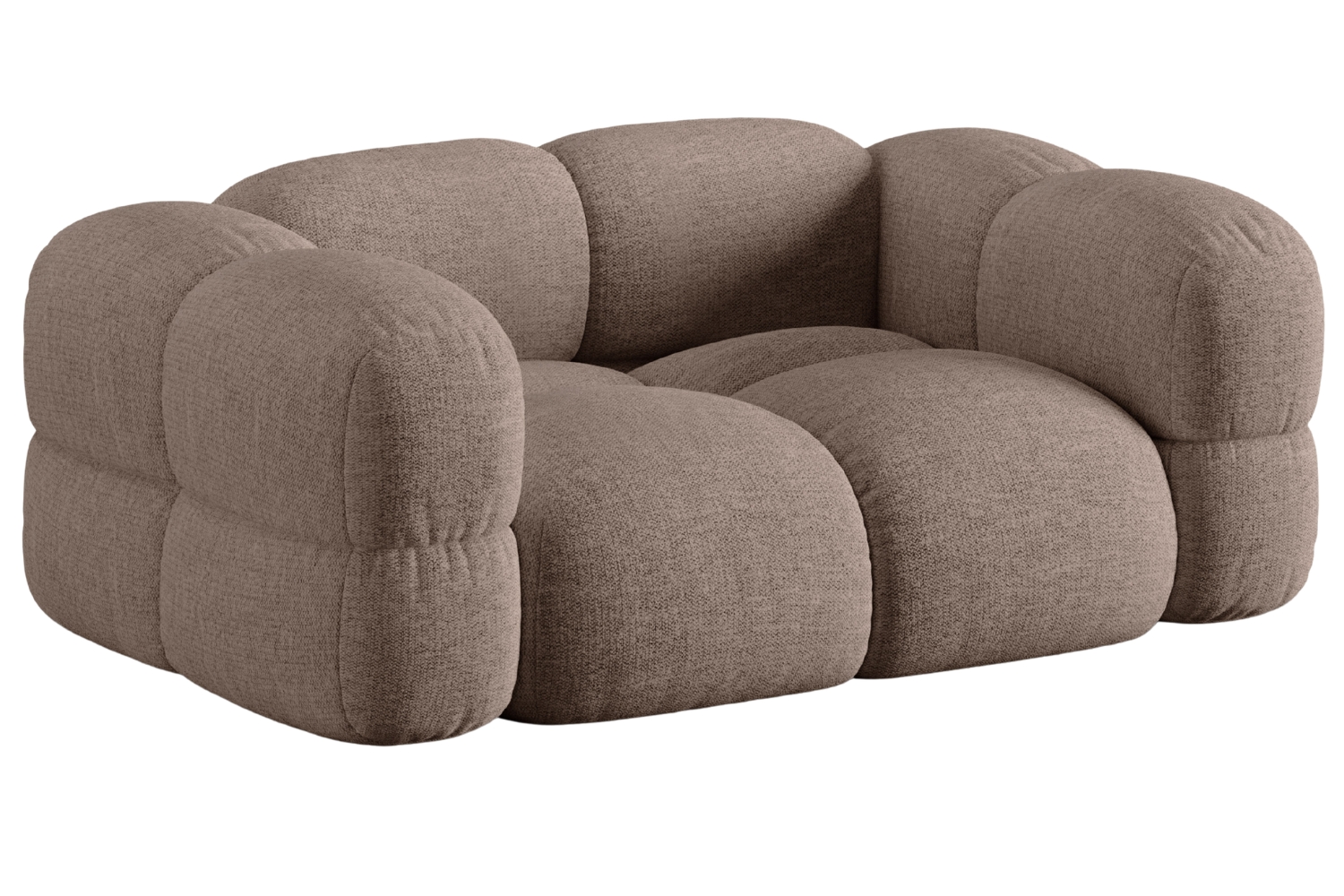 Cosmopolitan Design Světle hnědá dvoumístná pohovka Loretto 180 cm