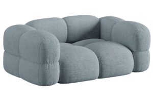 Cosmopolitan Design Světle modr&aacute; dvoum&iacute;stn&aacute; pohovka Loretto 180 cm