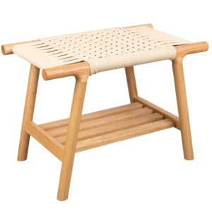 Dutchbone Dubov&aacute; stolička KINTARO 43 cm