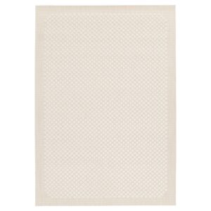 Fargotex Kr&eacute;mově b&iacute;l&yacute; zahradn&iacute; koberec Hexa 160 x 230 cm