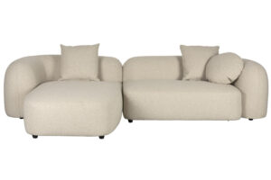 Housecraft Living B&eacute;žov&aacute; čalouněn&aacute; rohov&aacute; pohovka Perry 288 cm