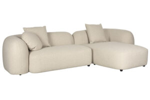 Housecraft Living B&eacute;žov&aacute; čalouněn&aacute; rohov&aacute; pohovka Perry 288 cm