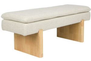 Housecraft Living &Scaron;ed&aacute; čalouněn&aacute; lavice Jappo 120 cm