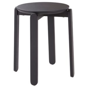 Jotex Čern&aacute; dřevěn&aacute; stolička MALDEN 45 cm