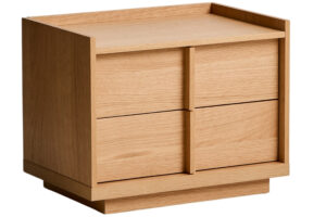 Kave Home Dubov&yacute; nočn&iacute; stolek Onix 60 x 40 cm