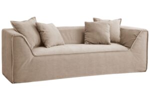 Micadoni B&eacute;žov&aacute; trojm&iacute;stn&aacute; pohovka Milton 230 cm