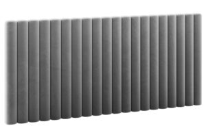 Micadoni &Scaron;ed&eacute; sametov&eacute; čelo k posteli Mistero 200 cm