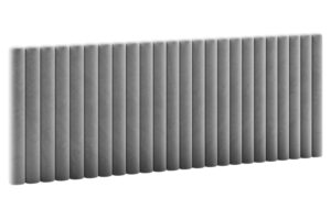 Micadoni &Scaron;ed&eacute; sametov&eacute; čelo k posteli Mistero 240 cm