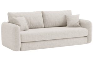 Micadoni Světle b&eacute;žov&aacute; rozkl&aacute;dac&iacute; pohovka Dormi 225 cm