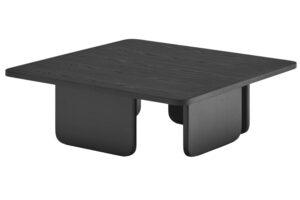 Teulat Čern&yacute; dřevěn&yacute; konferenčn&iacute; stolek Arq 100 x 100 cm