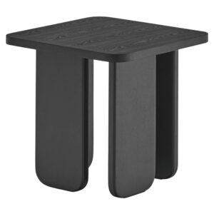 Teulat Čern&yacute; dřevěn&yacute; odkl&aacute;dac&iacute; stolek Arq 48 x 48 cm