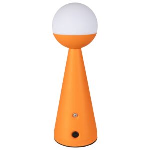 Zuiver Oranžov&aacute; kovov&aacute; dob&iacute;jec&iacute; stoln&iacute; LED lampa BELLO