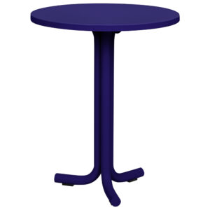 noo.ma Modr&yacute; kovov&yacute; zahradn&iacute; bistro stolek Nokk ⌀ 59 cm