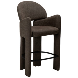 ​​​​​Dan-Form Hněd&aacute; boucl&eacute; barov&aacute; židle Aole 69 cm
