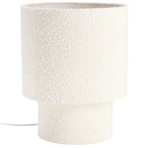 Bizzotto B&iacute;l&aacute; boucl&eacute; stoln&iacute; lampa Radha