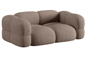 Cosmopolitan Design Světle hněd&aacute; trojm&iacute;stn&aacute; pohovka Loretto 210 cm
