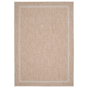 Fargotex Světle hněd&yacute; zahradn&iacute; koberec Grano Frame 200 x 290 cm