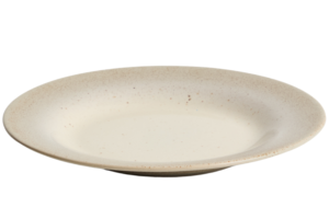 Kave Home B&eacute;žov&yacute; keramick&yacute; dezertn&iacute; tal&iacute;ř Sarel &Oslash;23 cm