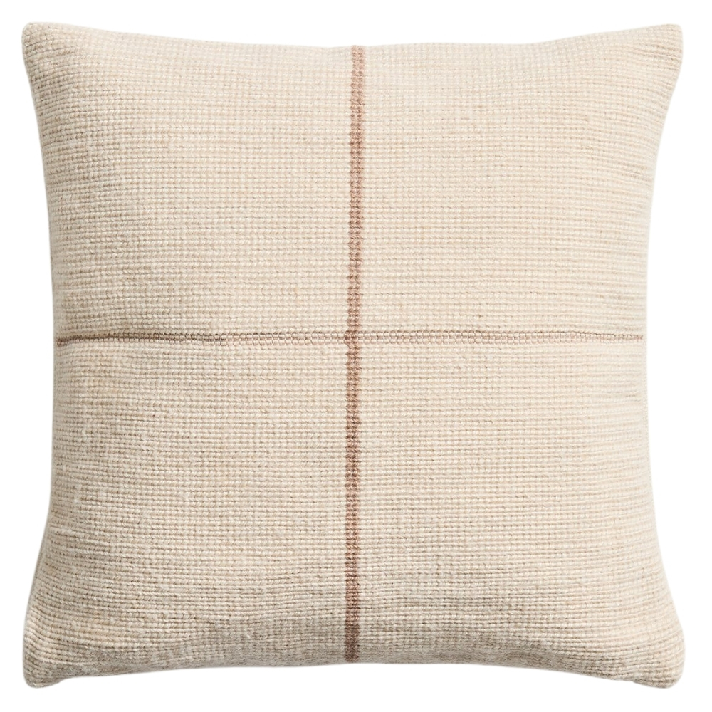Kave Home Béžový povlak na polštář Atima 45 x 45 cm