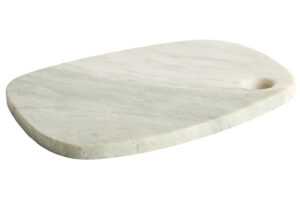 Kave Home B&iacute;l&eacute; mramorov&eacute; serv&iacute;rovac&iacute; prk&eacute;nko Erefi 29 x 23 cm