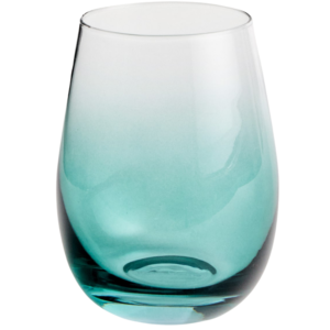 Kave Home Zelen&aacute; sklenička Irides 420 ml