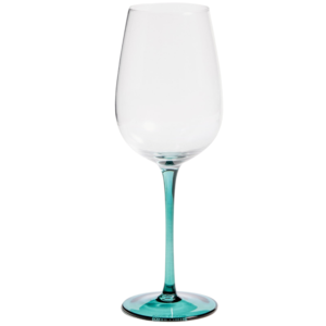 Kave Home Zelen&aacute; sklenička na v&iacute;no Irides 430 ml