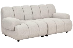 Nordic Living B&eacute;žov&aacute; dvoum&iacute;stn&aacute; modul&aacute;rn&iacute; pohovka Aza 190 cm