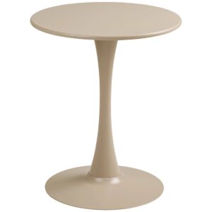 Nordic Living B&eacute;žov&yacute; kovov&yacute; zahradn&iacute; bistro stolek Leira 60 cm