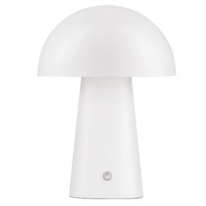 Nova Luce B&iacute;l&aacute; kovov&aacute; nab&iacute;jec&iacute; stoln&iacute; LED lampa Ande