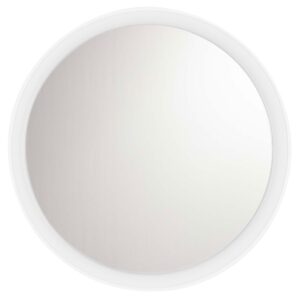 Nova Luce B&iacute;l&eacute; z&aacute;věsn&eacute; zrcadlo s LED osvětlen&iacute;m Onar 58 cm