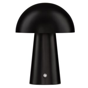 Nova Luce Čern&aacute; kovov&aacute; nab&iacute;jec&iacute; stoln&iacute; LED lampa Ande
