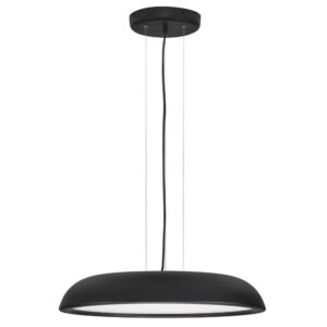 Nova Luce Čern&eacute; kovov&eacute; z&aacute;věsn&eacute; LED světlo Felicia 60 cm