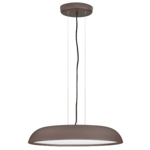 Nova Luce Hněd&eacute; kovov&eacute; z&aacute;věsn&eacute; LED světlo Felicia 60 cm