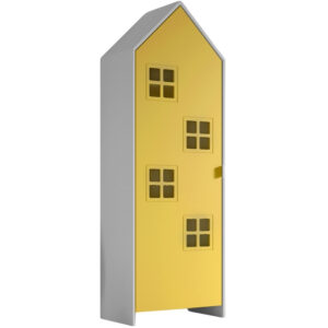 Vipack Žlut&aacute; lakovan&aacute; &scaron;atn&iacute; skř&iacute;ň Casami 172 x 58 cm